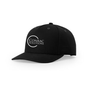 Richardson Burnside Structured Brushed Canvas Cap with “Conrac Solutions” Logo Embroidered